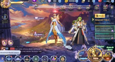 Conta Saint Seya Awakening Lvl.70