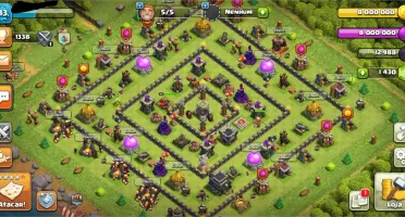 Clash of clans cv 9 quase Full