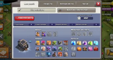 Clash of clans cv 9 quase Full