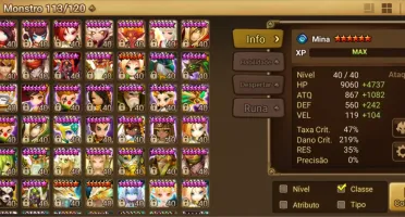 Conta Summoners com Mi Ying