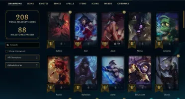 Conta LOL Mestre