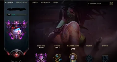 Conta LOL Mestre