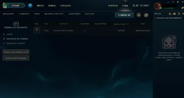 CONTA LOL GOLD 3 BARATO MMR ALTO