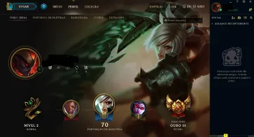 CONTA LOL GOLD 3 BARATO MMR ALTO