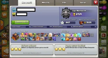 Clash of Clans CV 10 full --lvl 134