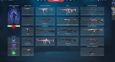 Conta Valorant!! Kit Saqueadora 2.0 completo, etc.