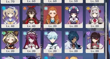 Ganyu+Kazuha+Shogun+Ayaka+Klee+Itto+ArmasT5
