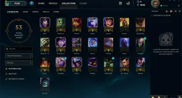 Conta League Of Legends Prata 5