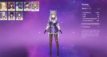 Genshin Impact / AR7 / Keqing + Xiang ling constelação +2