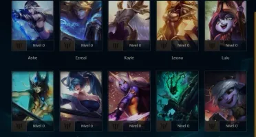 conta lol level 30 unranked