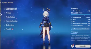 AR55 Lyney + Bis, Furina, Kazuha, Neuvillette Server America