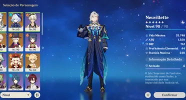 AR55 Lyney + Bis, Furina, Kazuha, Neuvillette Server America