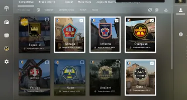 CONTA CS GO XERIFE MM/ LV 15 GC/ UNICO DONO - COM PRIME