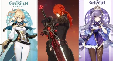 GENSHIN IMPACT - AR28 - DILUC+WOLFS GRAVESTONE+KEQING+JEAN
