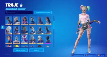 Conta fortnite skins tryhard