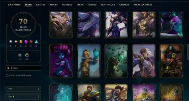 Diamante 4 com 150 Champs e 70 Skins +7 Vitoriosas