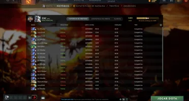 Conta Dota 2 com arcanos