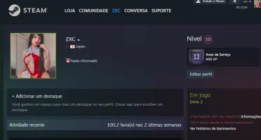 Conta Dota 2 com arcanos