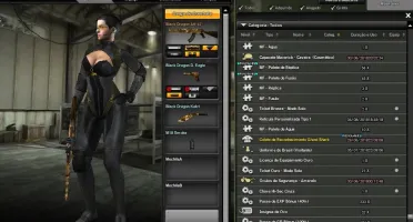 CONTA C.A ( + 50 ITENS PERMA // FULL SET BLACK DRAGON )