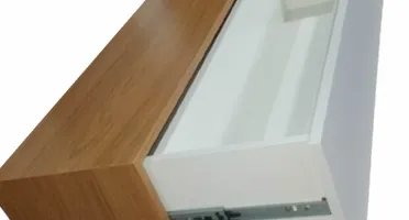 Aparador Freijó e Branco com Gaveta 90x20x20cm