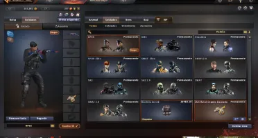 Conta Crossfire AL Major com 4 Semi Vip+MNS