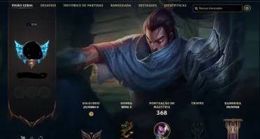 Conta de lol lvl 250