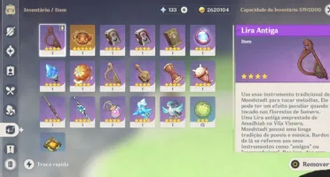 Conta Ar56 Com Zhongli,Venti,Ayaka,Kazuha. 11 Tier5 no total