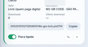 Painel QR code dinâmico