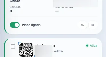 Painel QR code dinâmico