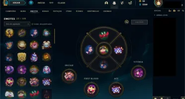 Conta lol ouro3 - lvl 37 - 35 champs