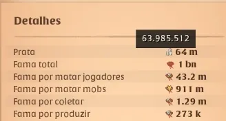 Conta Albion com 1bn de fama