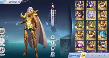 SAINT SEIYA AWAKENING CONTA LVL 57 - TANATOS, ODISSEUS...