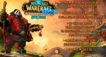 Rush de level no Pandaria Remix! [10 ao 70] Última Semana!