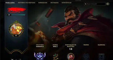 Conta Diamante 2 com 67% de winrate e level baixo