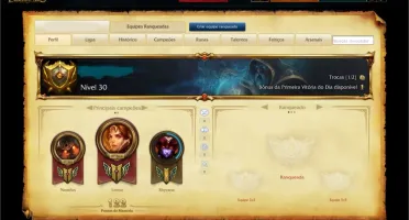 Conta LOL Gold V 2015 - MD10 por jogar