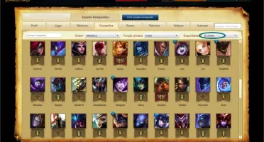 Conta LOL Gold V 2015 - MD10 por jogar