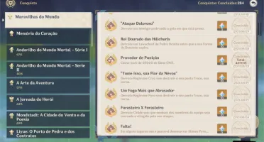 Genshin impact - 7 personagens 5⭐ estrelas mais arma 5⭐