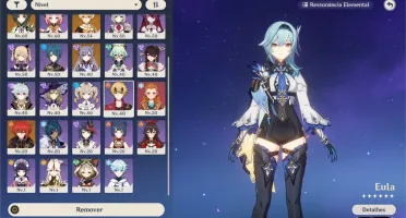 Genshin impact - 7 personagens 5⭐ estrelas mais arma 5⭐