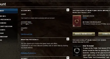 Conta The Elder Scrolls® Online Digital Imperial Edition
