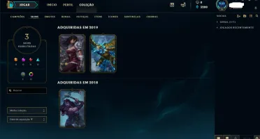 Conta LoL | OURO
