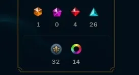 conta d4, todos champs, 95 skin habilitadas, 5 pg de runas.