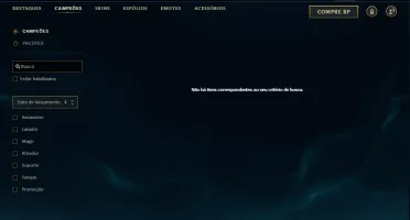 conta d4, todos champs, 95 skin habilitadas, 5 pg de runas.