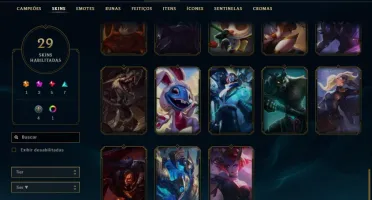 CONTA LEAGUE OF LEGENDS, ÚNICO DONO, 29 SKINS, 55 CHAMP.