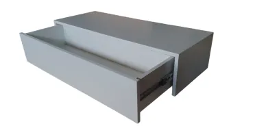 Aparador Suspenso Branco com Gaveta 65x27,5x15cm