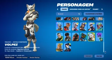 Conta rara de fortnite com clube, passe e 2000 v-bucks