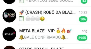 Pack 40 Grupos Vip Blaze - Outros