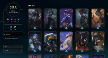 [LOL-BR] Conta level 720 + 225 skins + 40 Chromas e etc