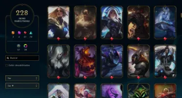 [LOL-BR] Conta level 720 + 225 skins + 40 Chromas e etc