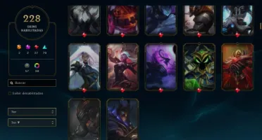 [LOL-BR] Conta level 720 + 225 skins + 40 Chromas e etc