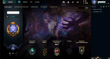 Conta lol com tyze triunfante Platina iv